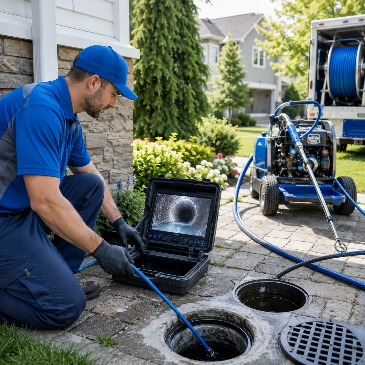 Outdoor drain cleaning professionals serving Winthrop, NY